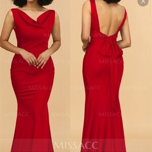 Red Evening Gown